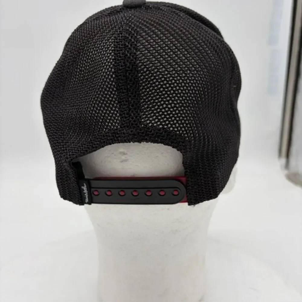 Travis Mathew “The Patch” Snap-back  Adjustable Hat Charcoal/Black 110 Flexfit